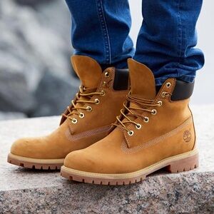 Timberland Men's 10061 6-Inch Premium Wheat Waterproof